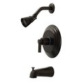 Kingston Brass KB3635NDL Tub and Shower Faucet, Oil Rubbed Bronze KB3635NDL
